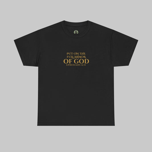 βοΈ Armor of God Christian T-Shirt β Minimal Faith Statement (Optional Personalization)