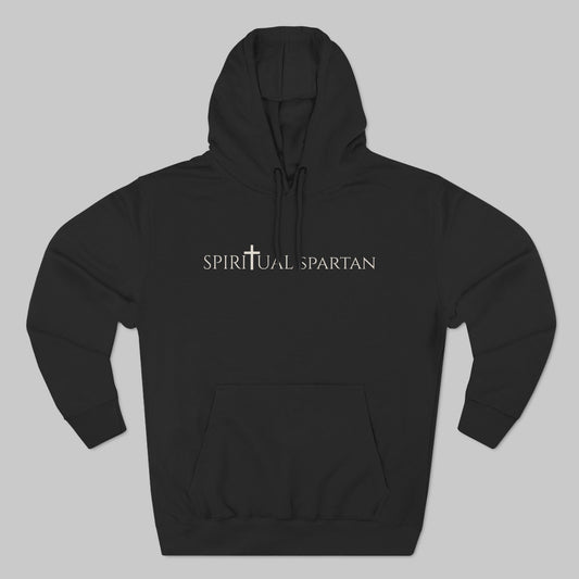 βοΈ Spiritual Spartan Hoodie β Minimal Christian Warrior Pullover