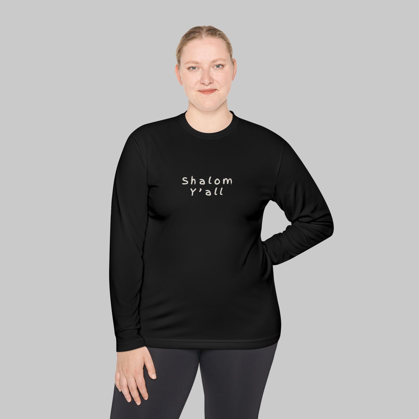 ✝️ Shalom Y’all Long Sleeve Shirt - athletic fit