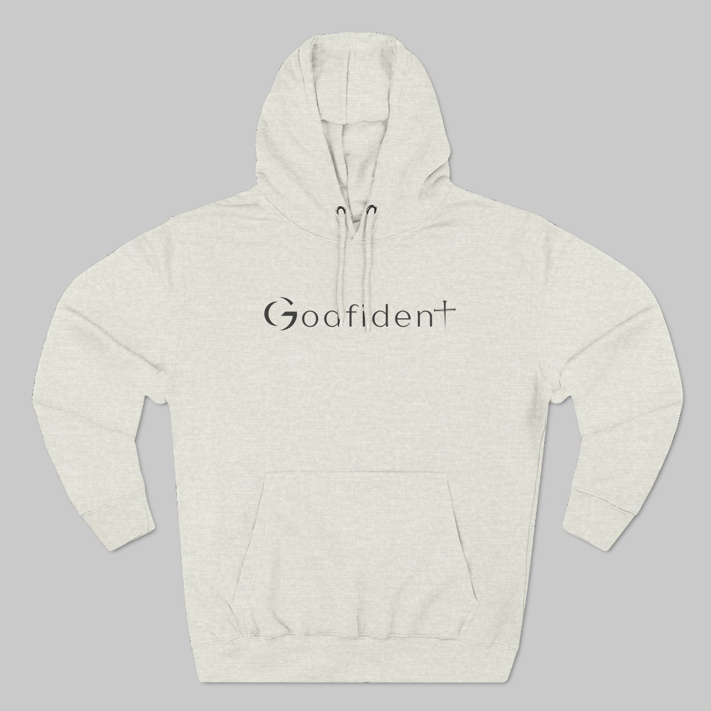 ✝️ Godfident Hoodie - Minimal Graphic Pullover