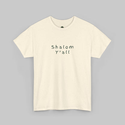 ✝️ Shalom Y’all T-Shirt – Vintage Script Faith Tee