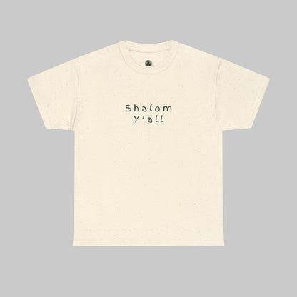 ✝️ Shalom Y’all T-Shirt – Vintage Script Faith Tee