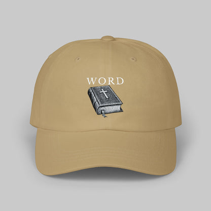 ✝️ WORD Dad Hat – Embroidered Faith Cap