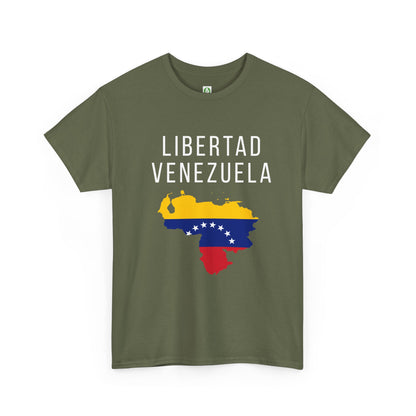 Libertad Venezuela T-Shirt — Flag & Map Design | Optional Personalization - Great for GIFTS