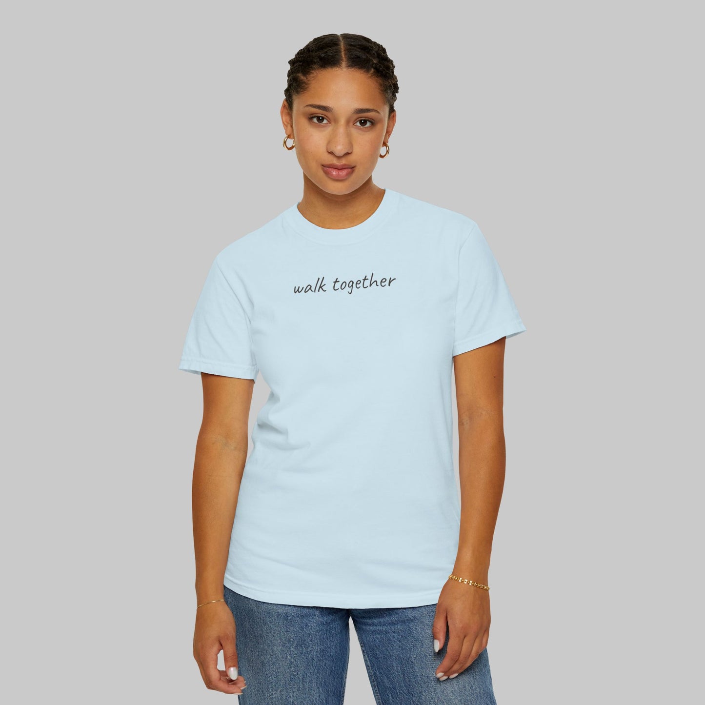 ✝️ Walk Together Tee — Minimalist Inspirational T-Shirt
