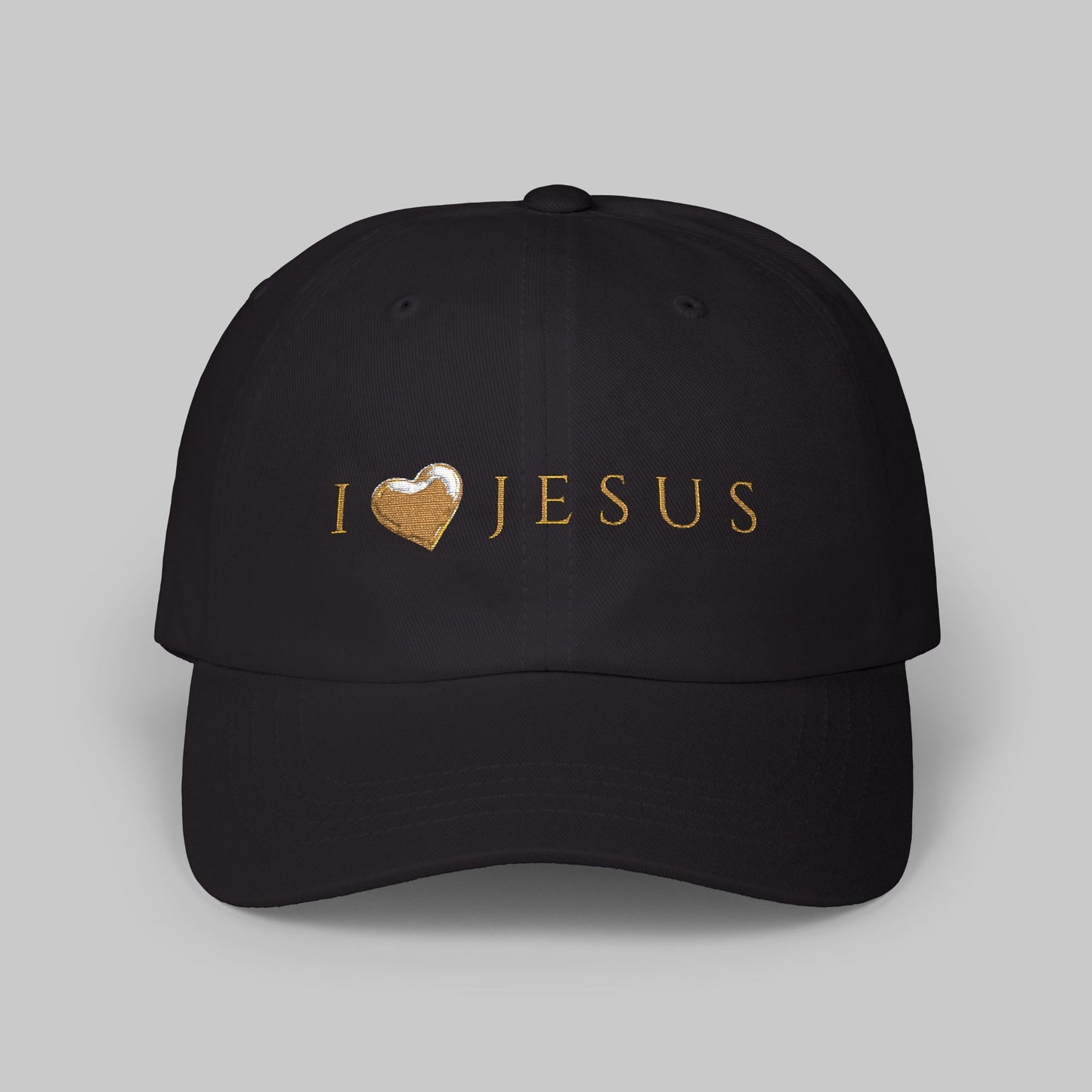✝️ I Love Jesus Hat – Embroidered Faith Cap