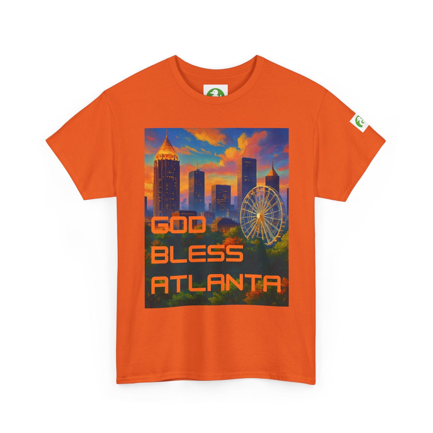 City Skyline Tee Shirt - God Bless Atlanta Design