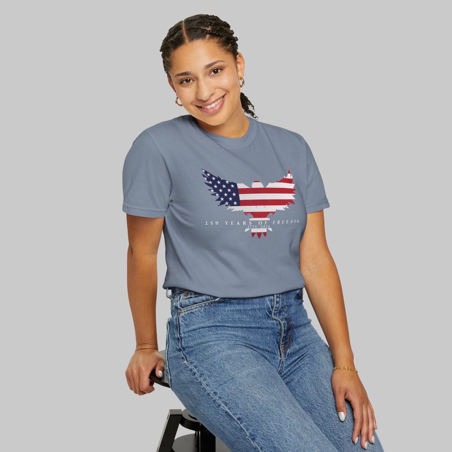 ✝️ 250 Years of Freedom — Patriotic Eagle Tee