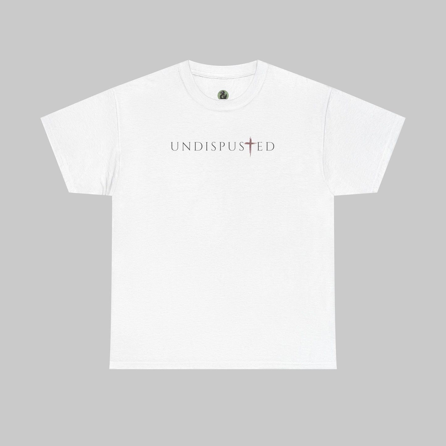 ✝️ Undisputed Minimalist Tee — Clean Faith-Inspired Graphic T-Shirt