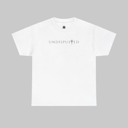 ✝️ Undisputed Minimalist Tee — Clean Faith-Inspired Graphic T-Shirt