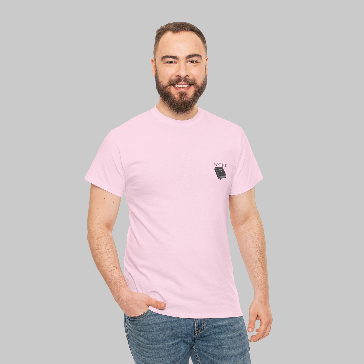 ✝️ WORD T-Shirt – Minimal Faith Tee