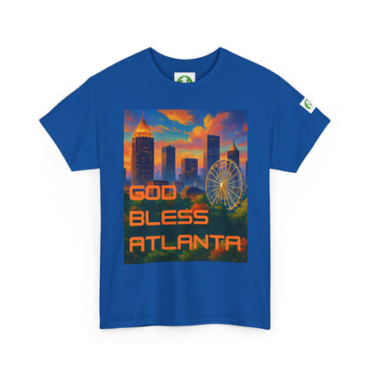 City Skyline Tee Shirt - God Bless Atlanta Design