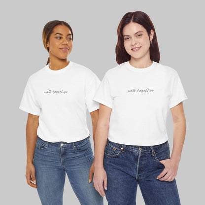 ✝️ Walk Together Tee — Minimal Faith & Connection T-Shirt