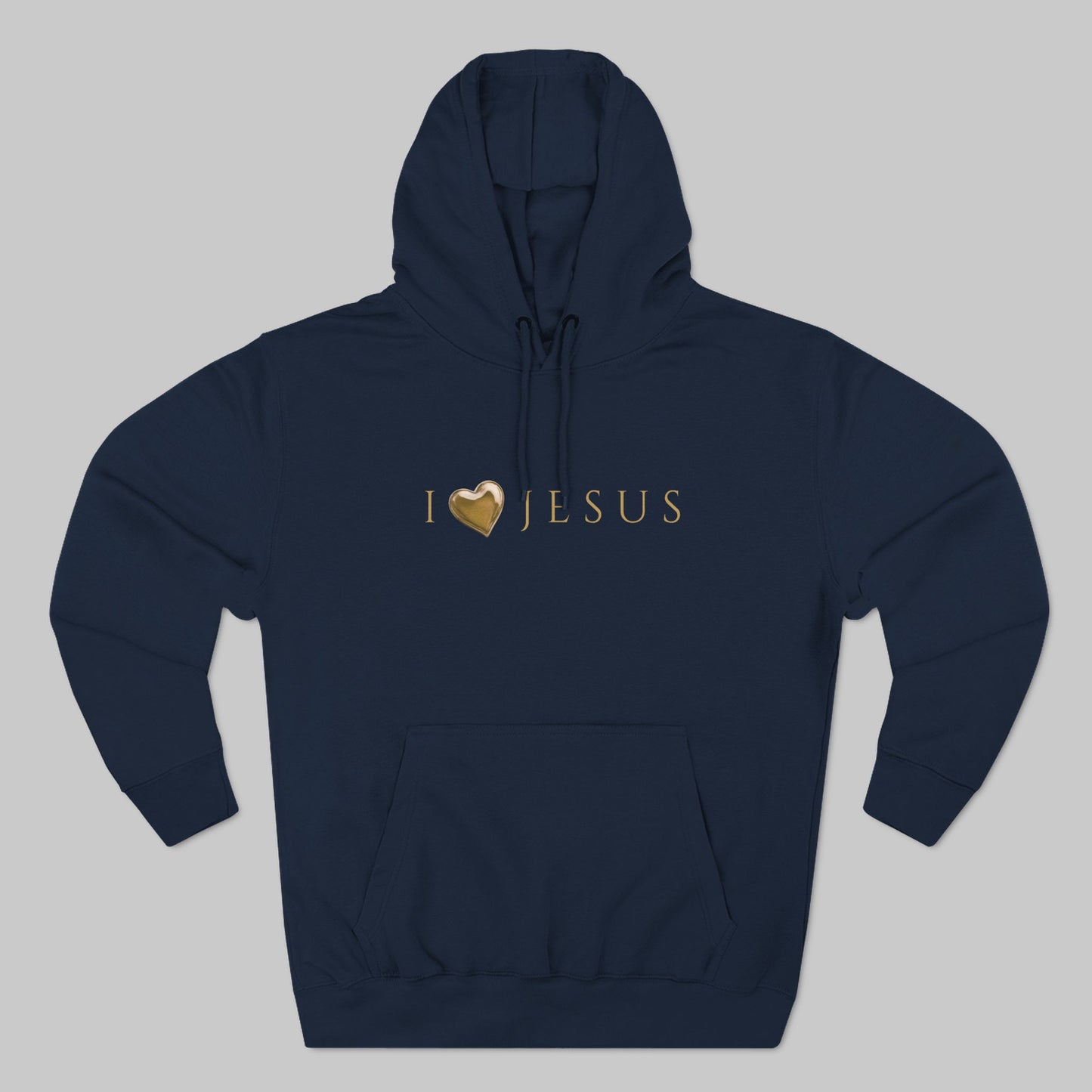 ✝️ I  Jesus Hoodie - Faith Graphic Pullover for Christians
