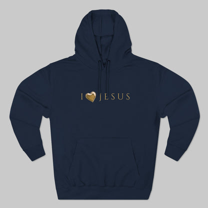 ✝️ I  Jesus Hoodie - Faith Graphic Pullover for Christians