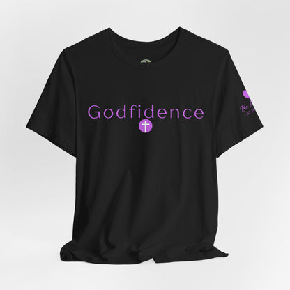 💜 Be Mine: Godfidence Faith Tee — 💜 Valentine’s Day Gift with Purpose | CURRENTLY GIFT READY | 💜 Optional added personlization