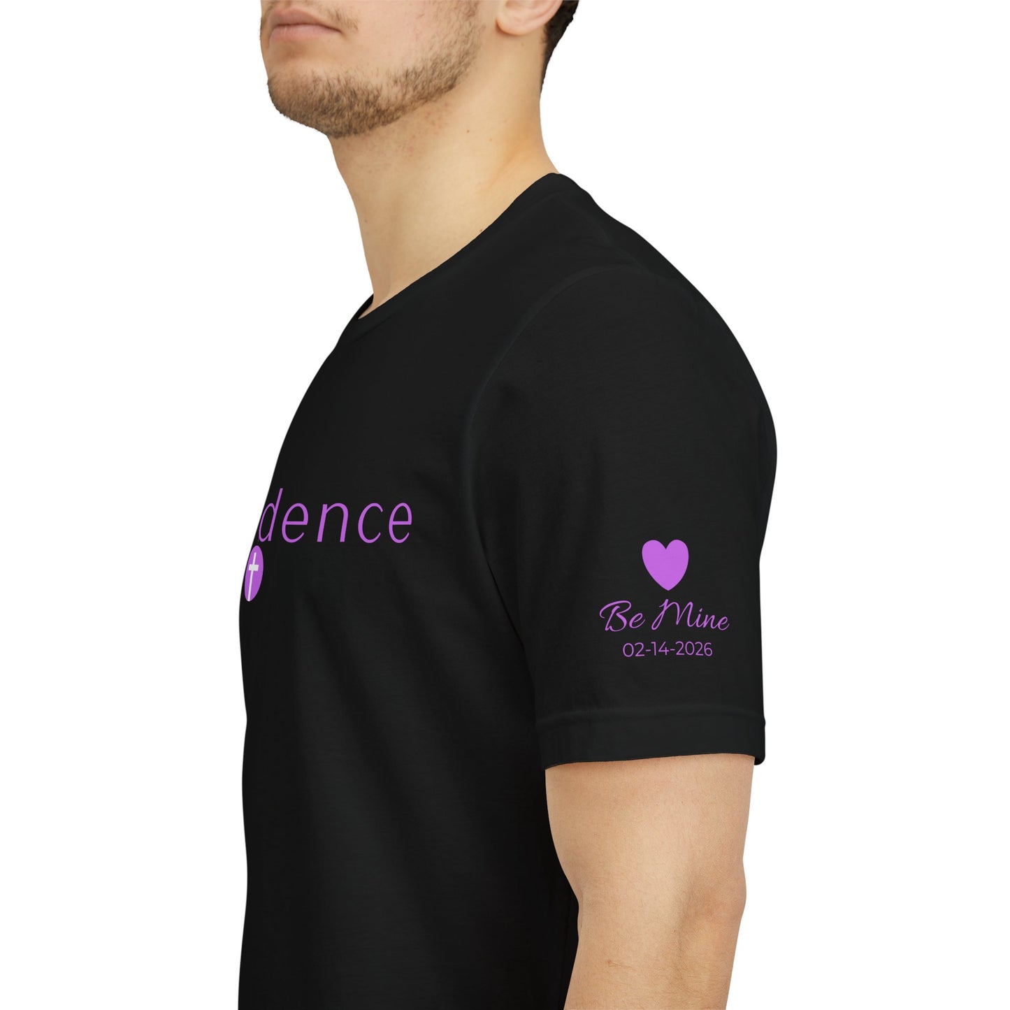 💜 Be Mine: Godfidence Faith Tee — 💜 Valentine’s Day Gift with Purpose | CURRENTLY GIFT READY | 💜 Optional added personlization