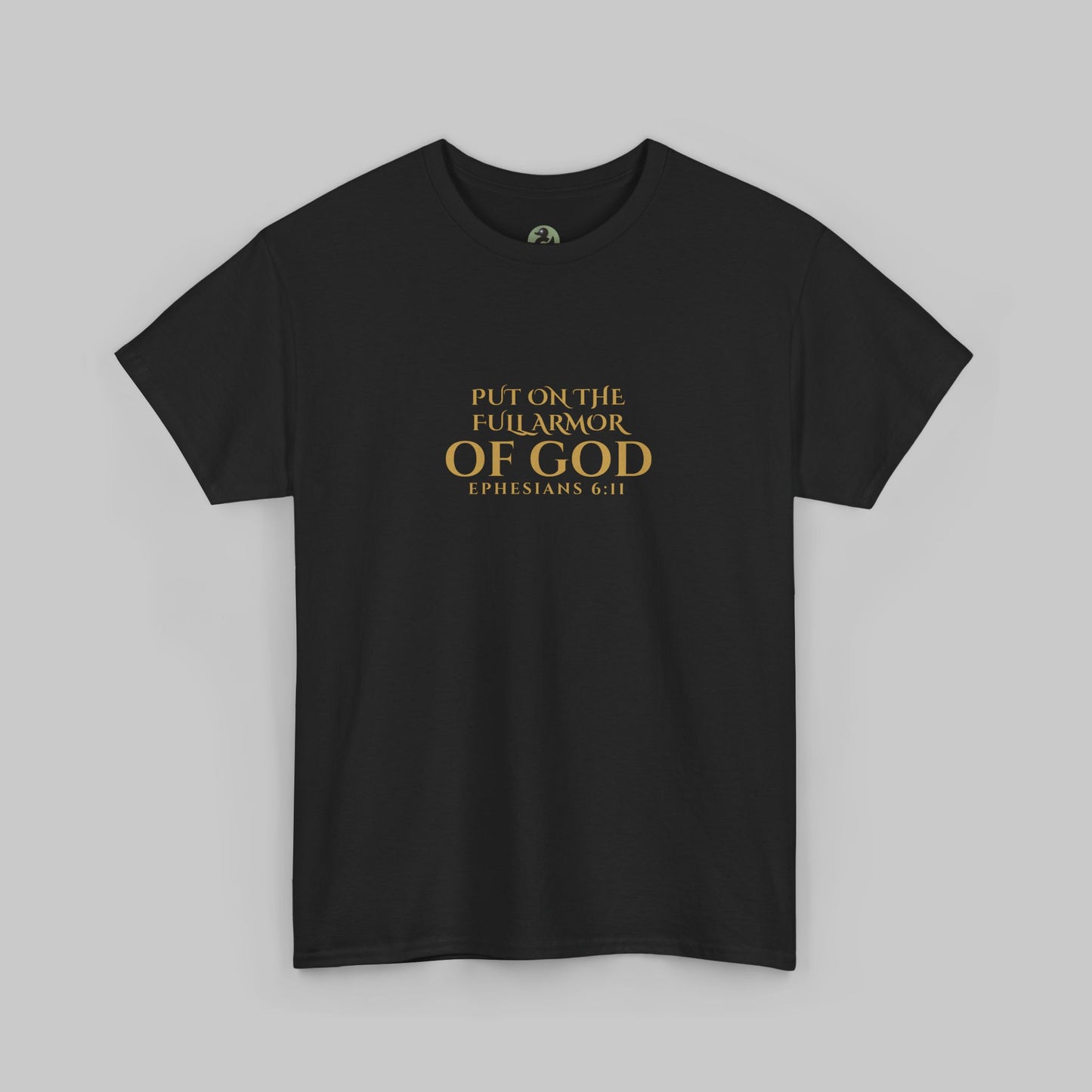 ✝️  Armor of God Christian T-Shirt — Minimal Faith Statement (Optional Personalization)