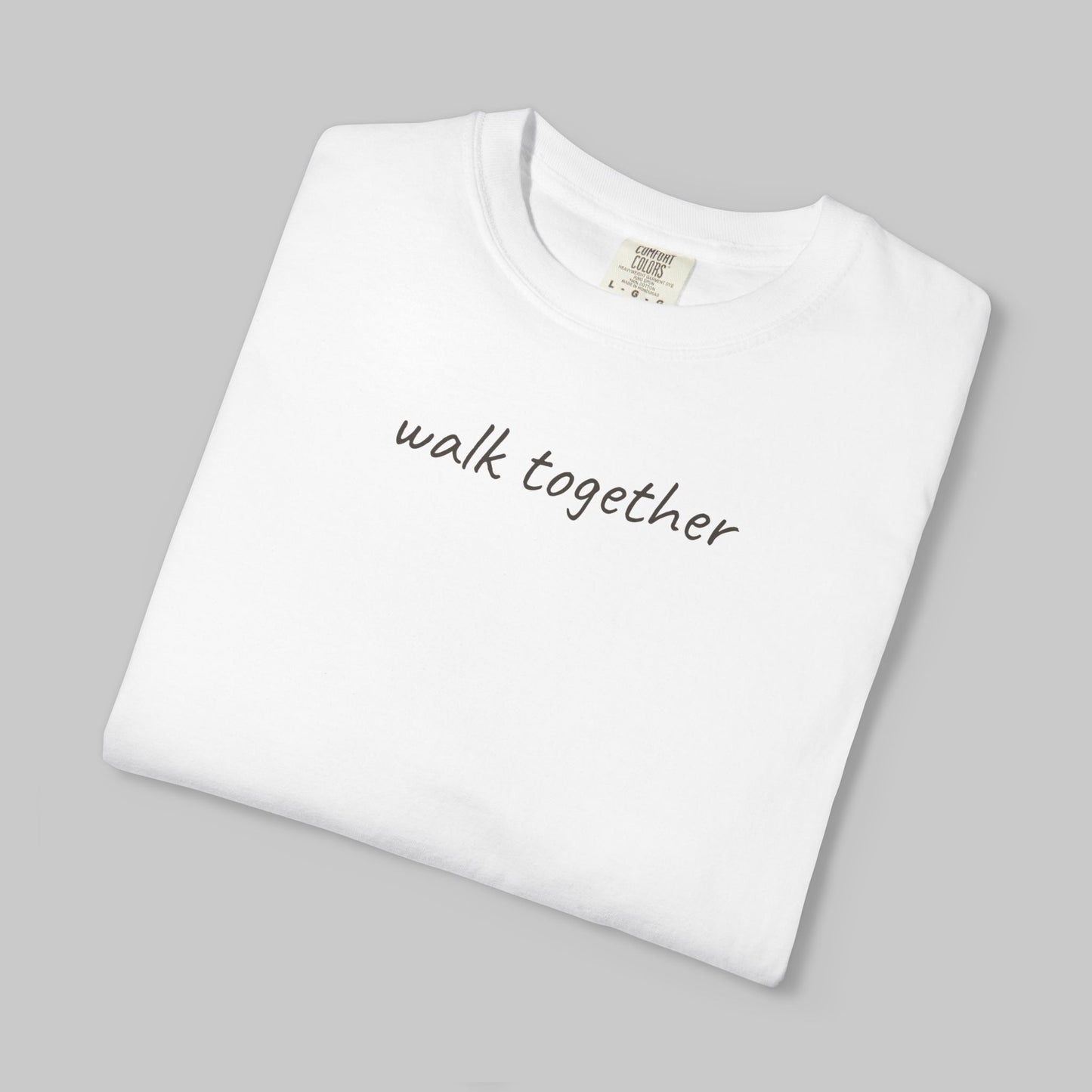 ✝️ Walk Together Tee — Minimalist Inspirational T-Shirt
