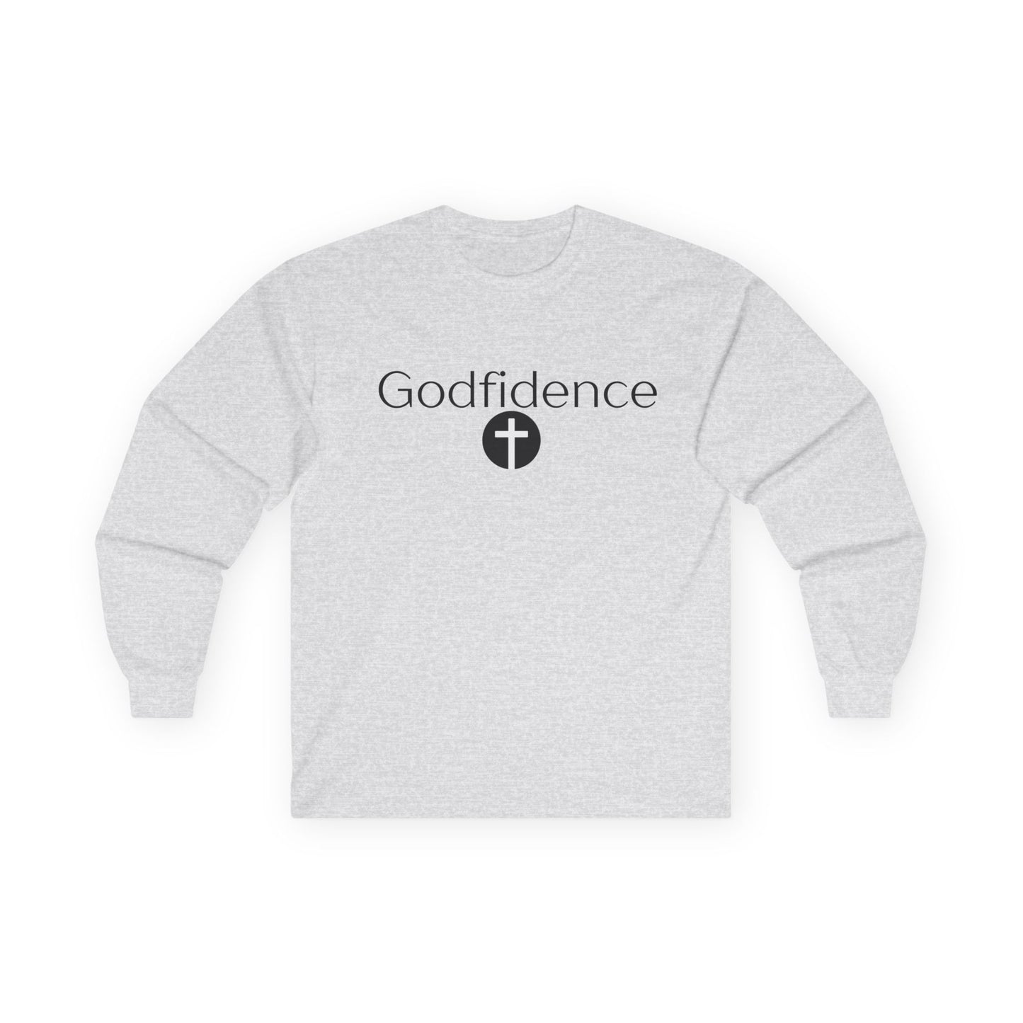 Godfidence Long Sleeve Tee | Faith-Forward Essential | Quality Guarantee