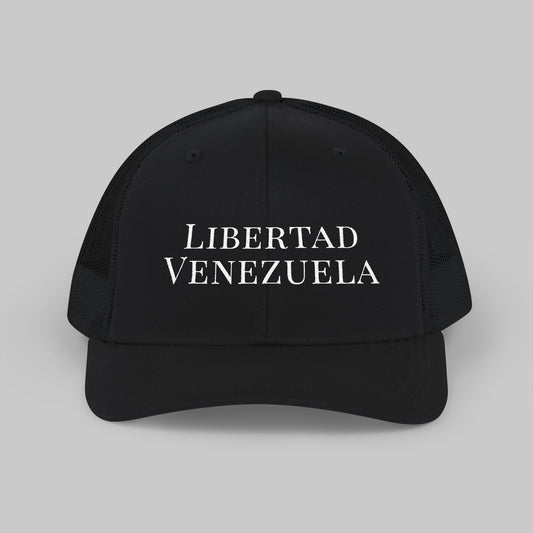 ✝️ Libertad Venezuela Trucker Cap — Structured Mesh Snapback
