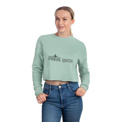 Cropped Sweatshirt - Spiritual Spartan - Sleek/Design