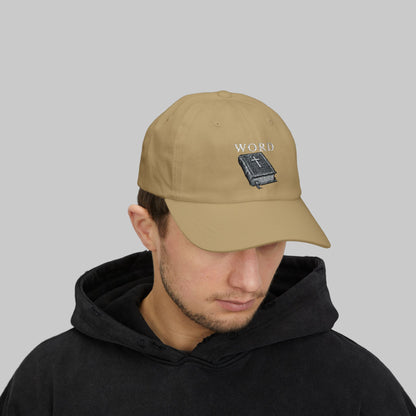✝️ WORD Dad Hat – Embroidered Faith Cap