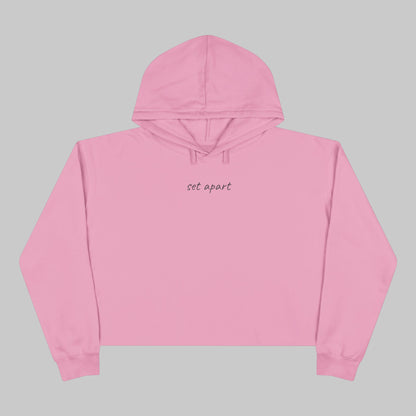 ✝️ Set Apart Cropped Hoodie
