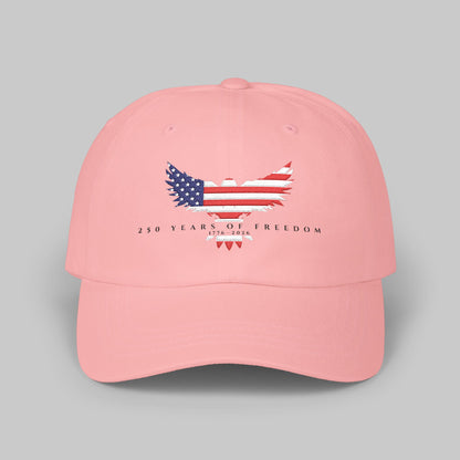 ✝️ 250 Years of Freedom Dad Cap — Subtle Patriotic USA Flag Hat