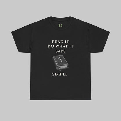 ✝️ Read It. Do What It Says. T-Shirt