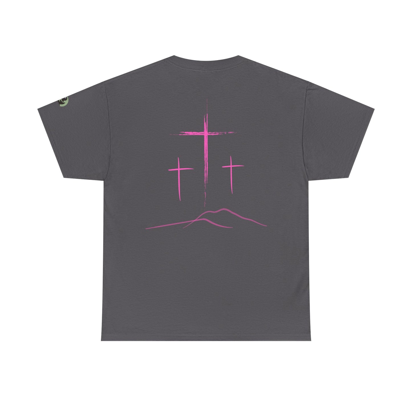 Premium Tee | with 3 Pink Crosses on the back
