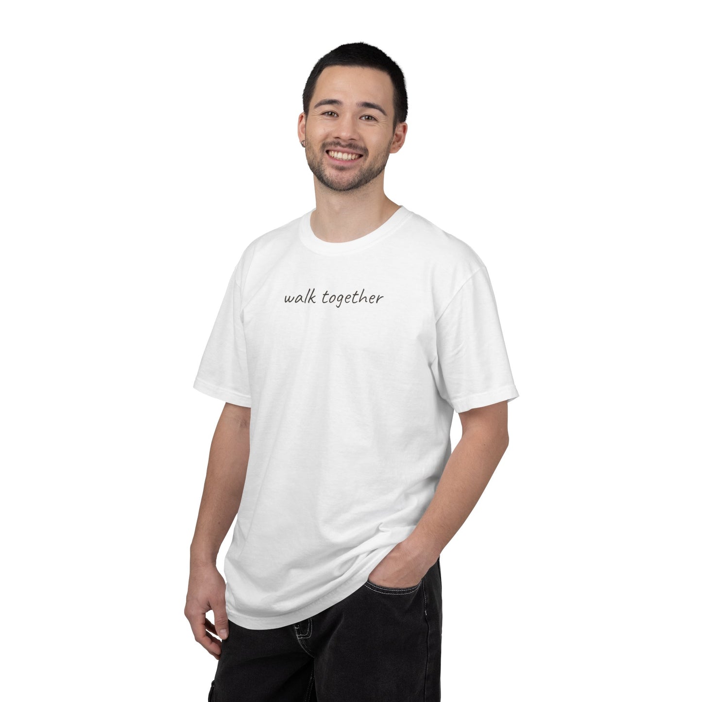 ✝️ Walk Together Tee — Minimalist Inspirational T-Shirt