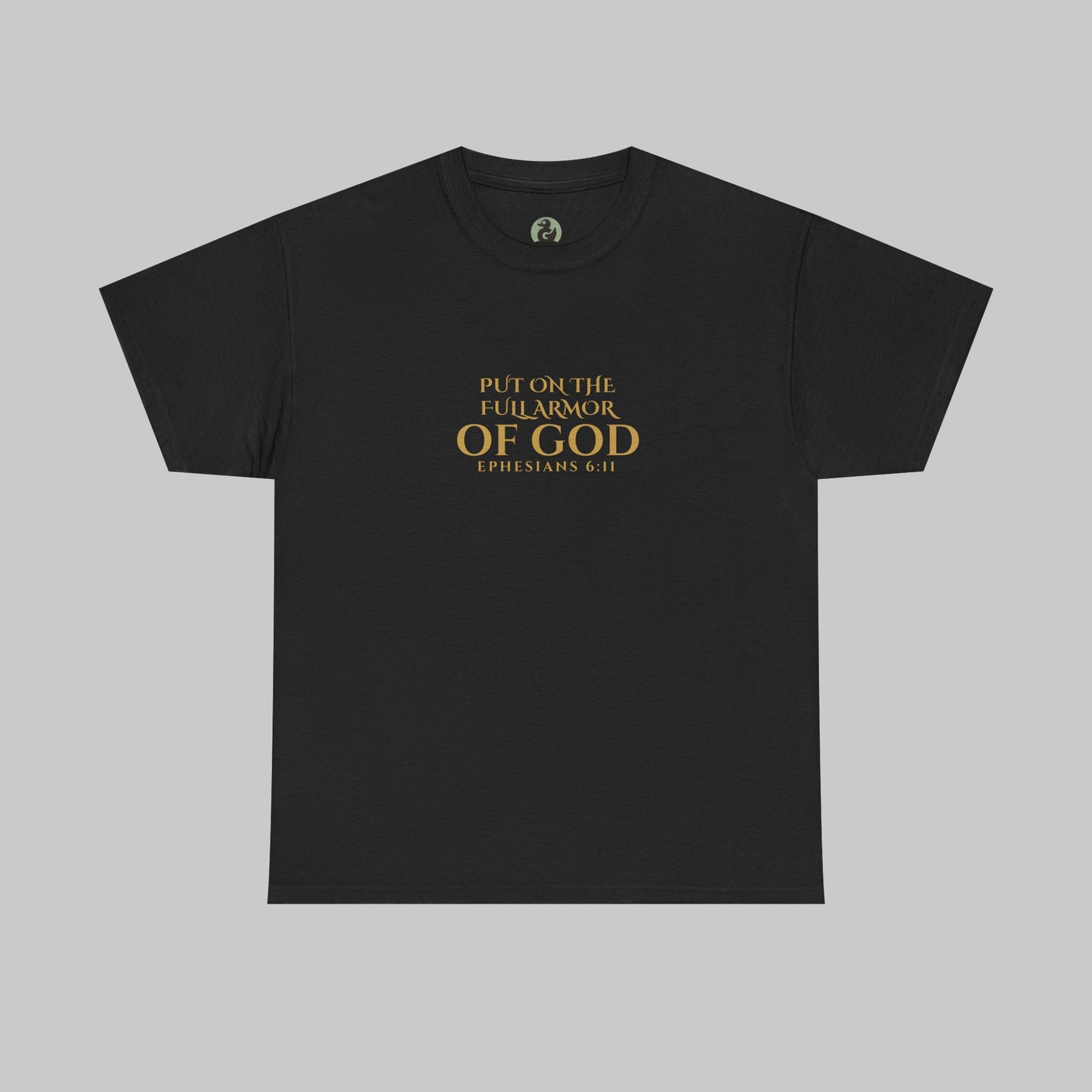 ✝️  Armor of God Christian T-Shirt — Minimal Faith Statement (Optional Personalization)