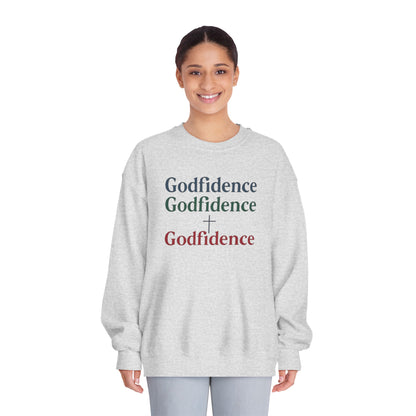 Sudadera unisex de cuello redondo Godfidence