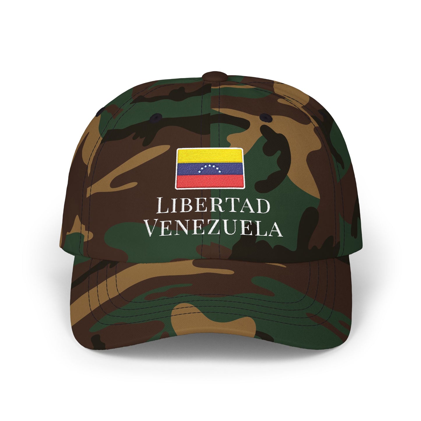 Libertad Venezuela Hat,  Embroidered Flag,  Multiple Color Options