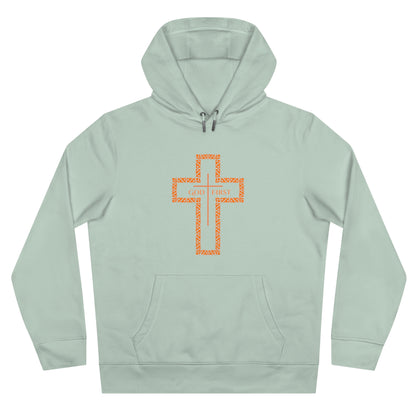 King Hooded Sweatshirt – God First Cross Design