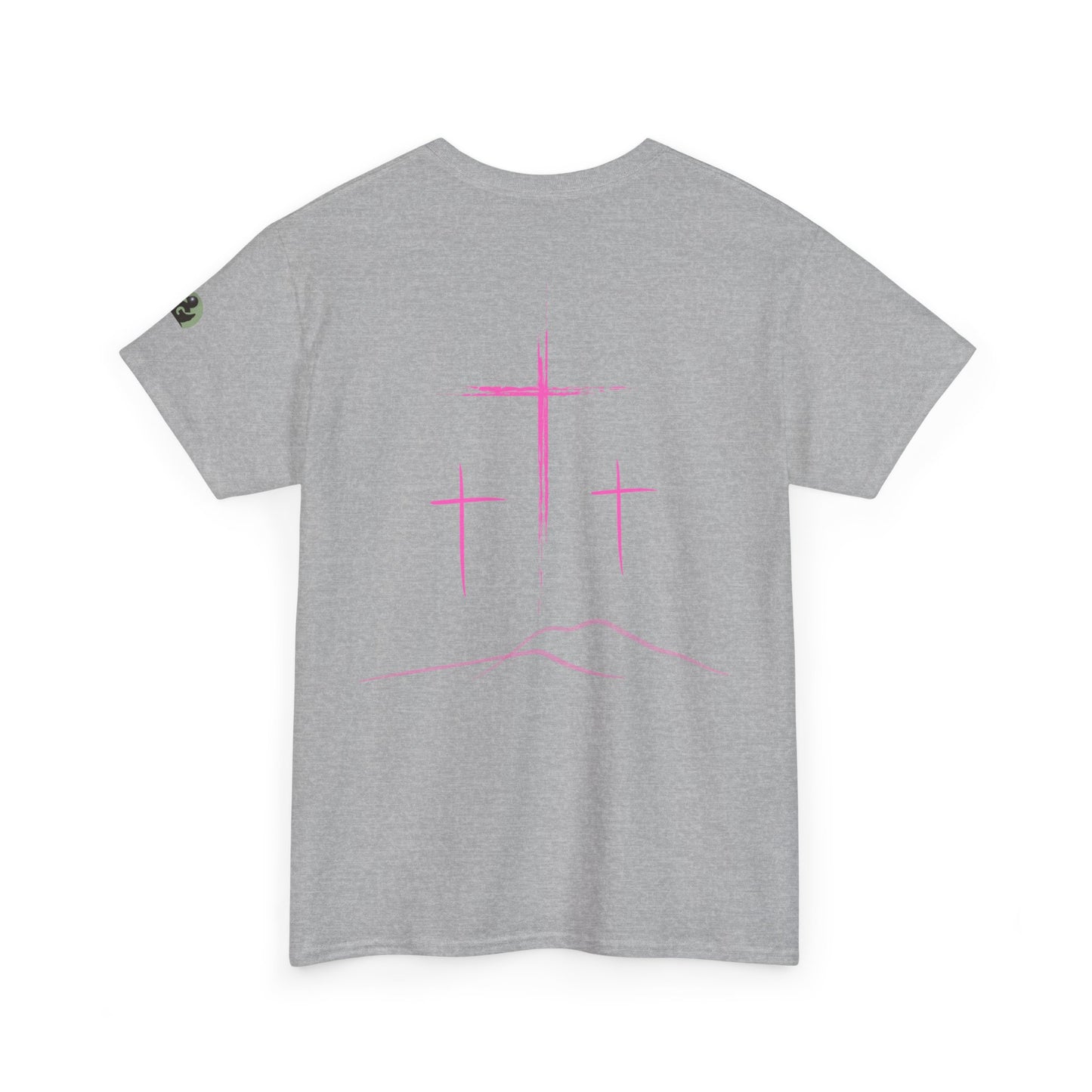 Premium Tee | with 3 Pink Crosses on the back