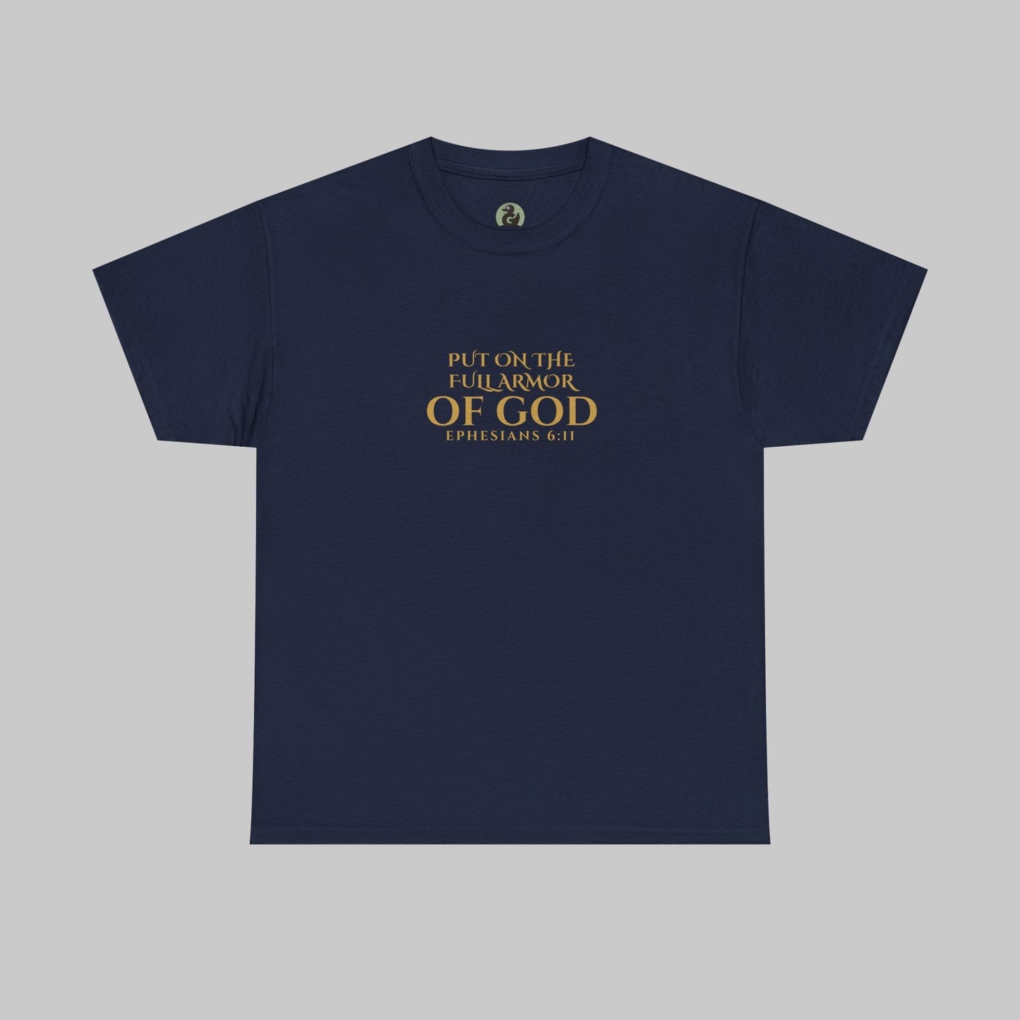 ✝️  Armor of God Christian T-Shirt — Minimal Faith Statement (Optional Personalization)