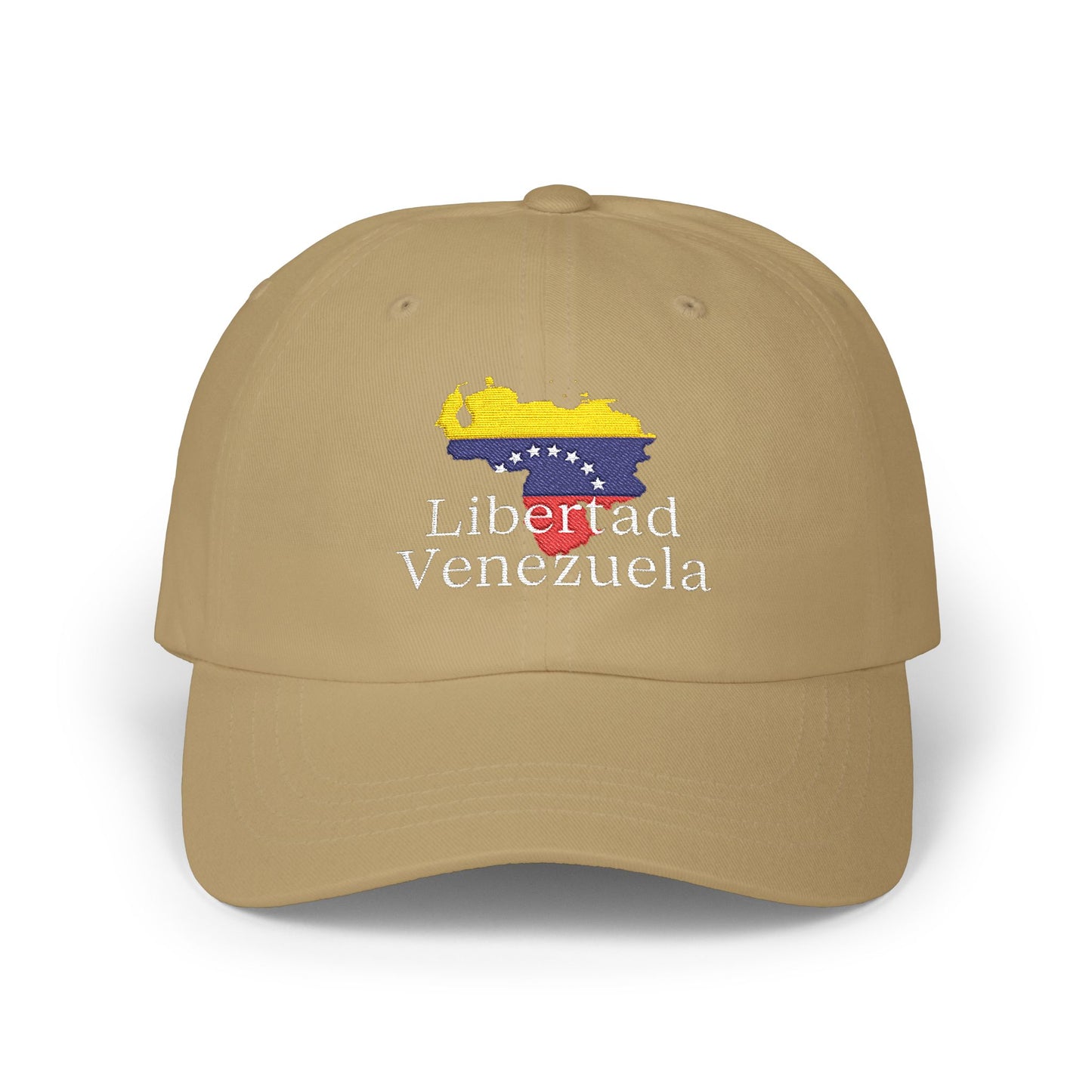 Libertad Venezuela Hat, Embroidered Map and Flag,  Freedom-Inspired Colors