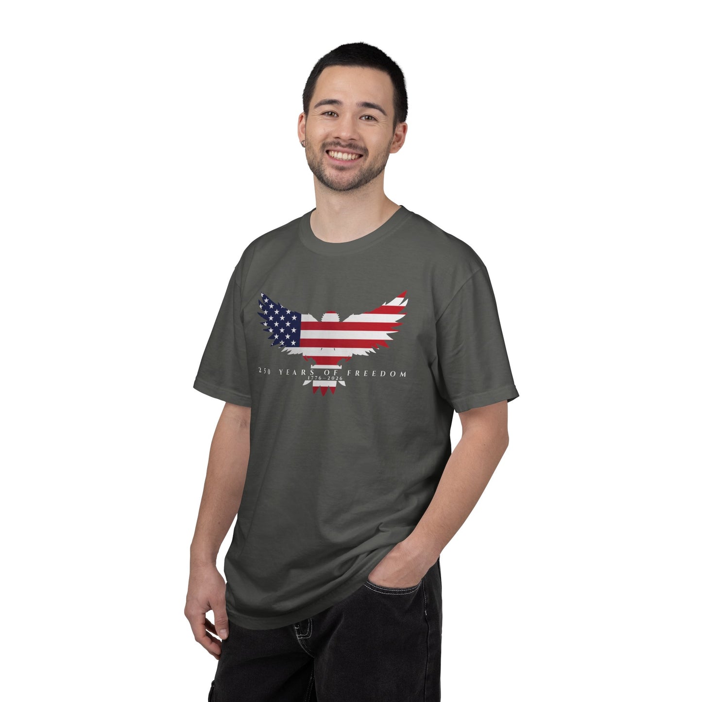 ✝️ 250 Years of Freedom — Patriotic Eagle Tee