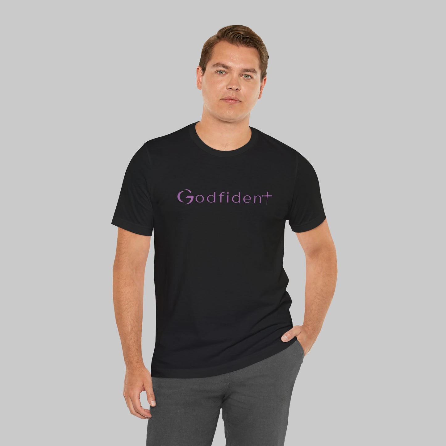 ✝️ Godfident Christian T-Shirt | Faith-Inspired Everyday Tee