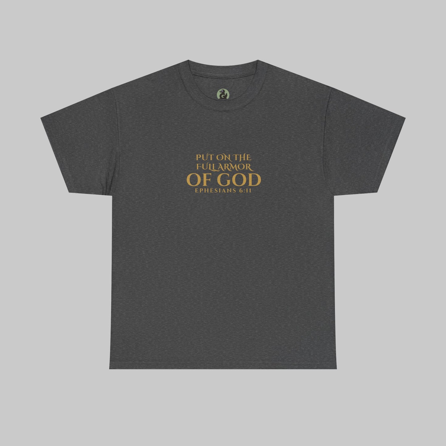 ✝️  Armor of God Christian T-Shirt — Minimal Faith Statement (Optional Personalization)