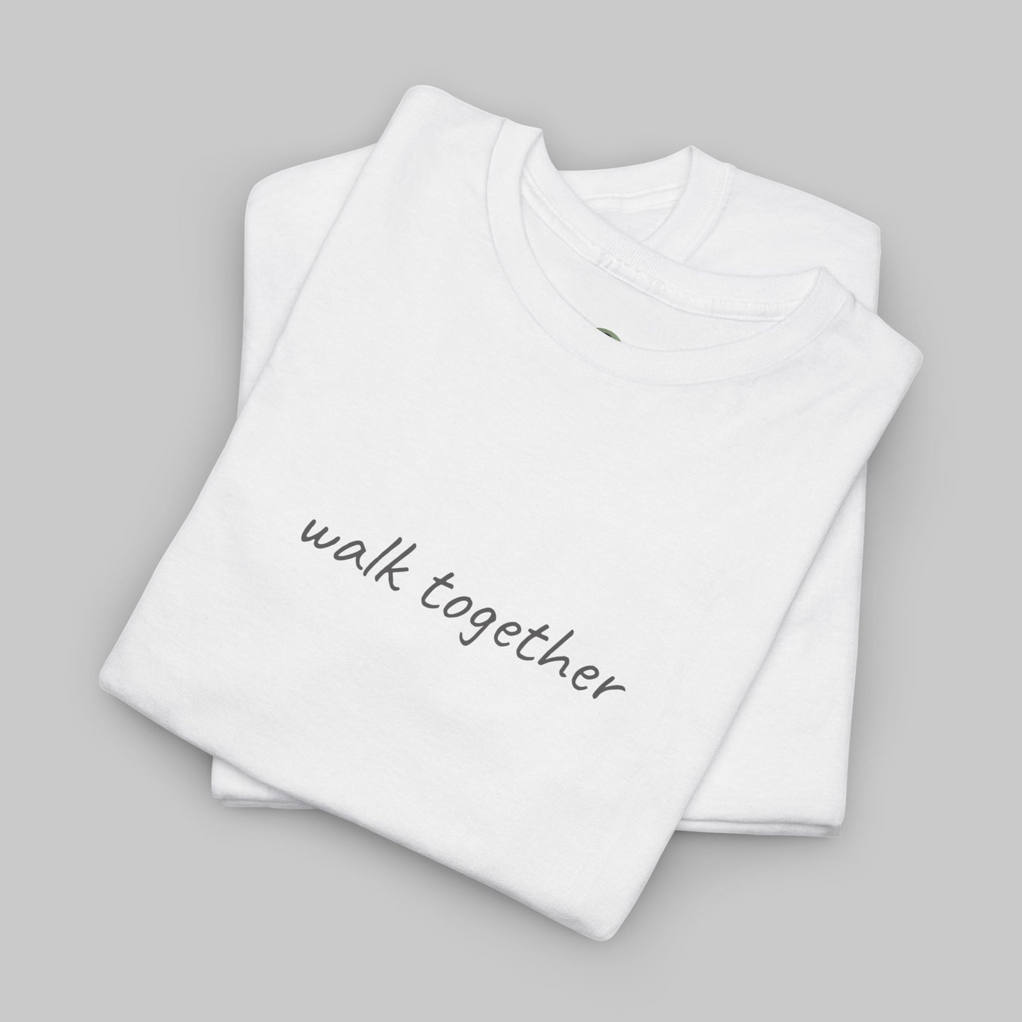 ✝️ Walk Together Tee — Minimal Faith & Connection T-Shirt