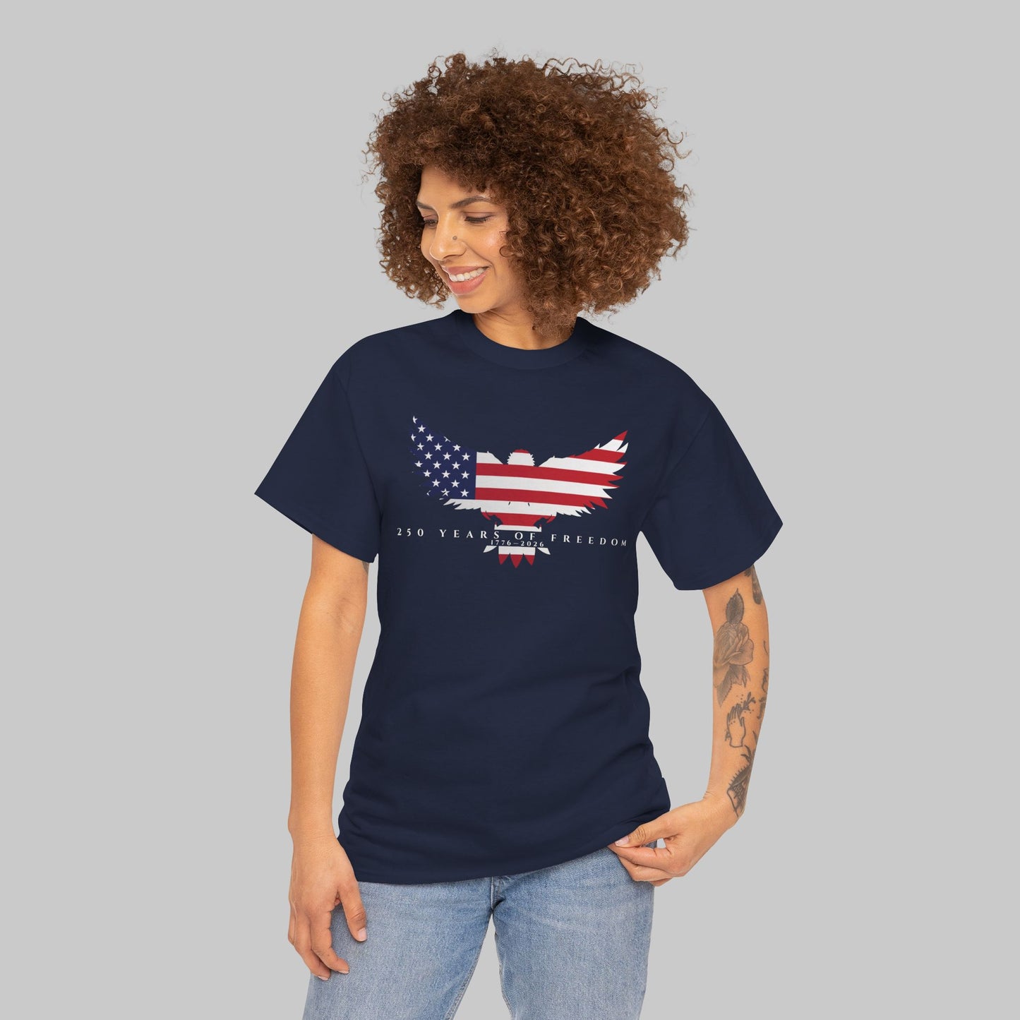 ✝️ 250 Years of Freedom T-Shirt (Navy Featured)