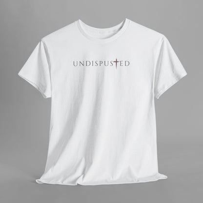 ✝️ Undisputed Minimalist Tee — Clean Faith-Inspired Graphic T-Shirt