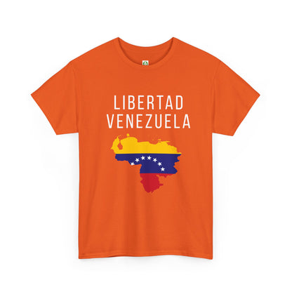 Libertad Venezuela T-Shirt — Flag & Map Design | Optional Personalization - Great for GIFTS