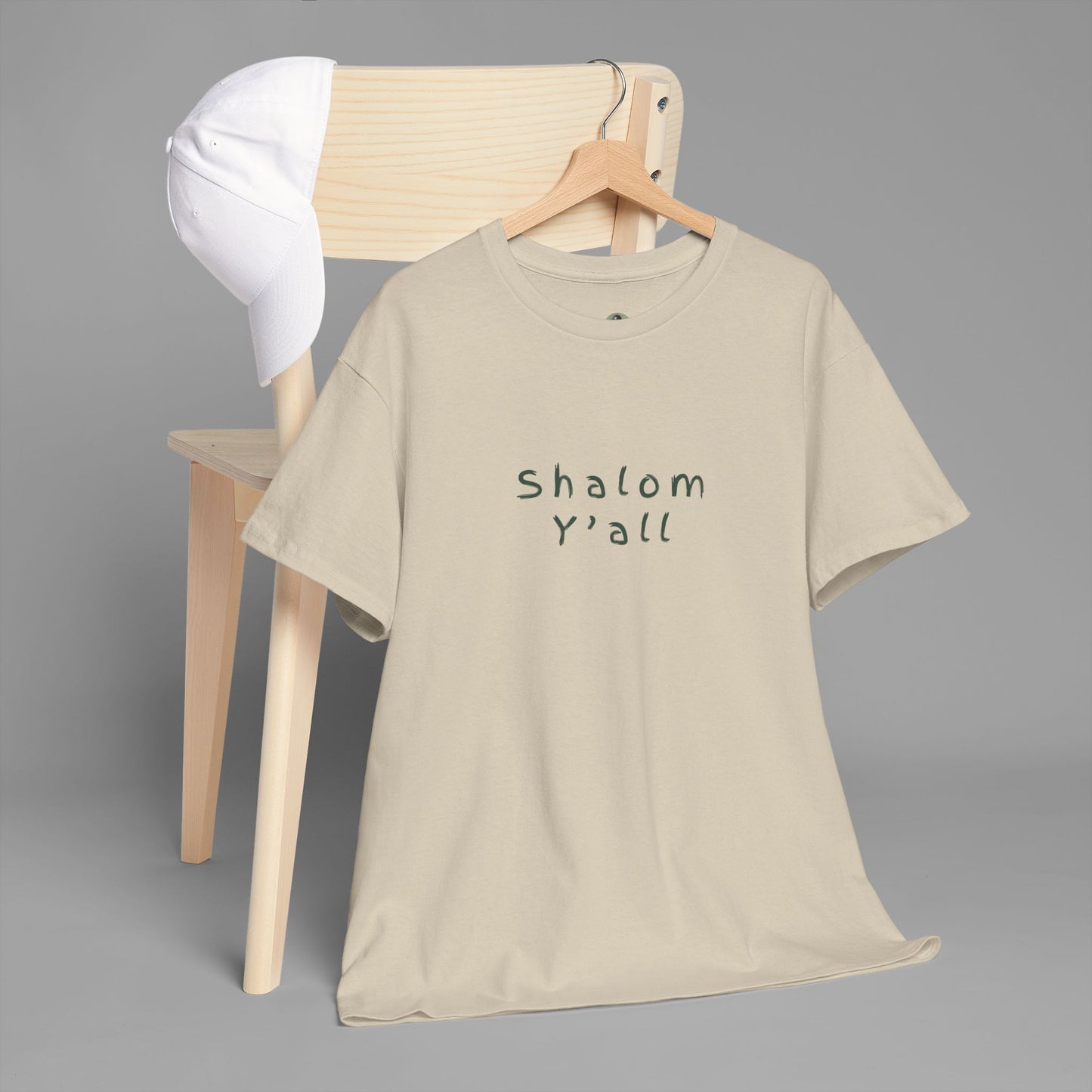 ✝️ Shalom Y’all T-Shirt – Vintage Script Faith Tee