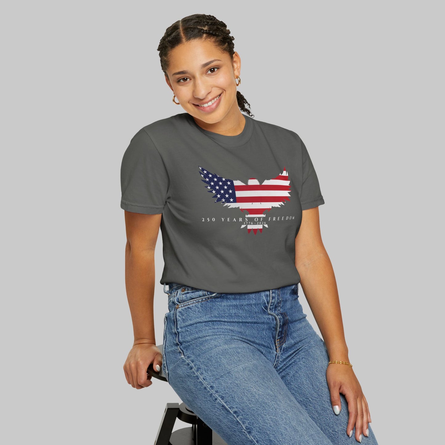 ✝️ 250 Years of Freedom — Patriotic Eagle Tee
