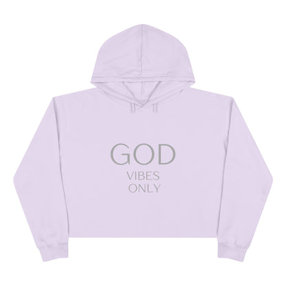Sudadera corta God Vibes Only - Moda inspiradora para la energía positiva