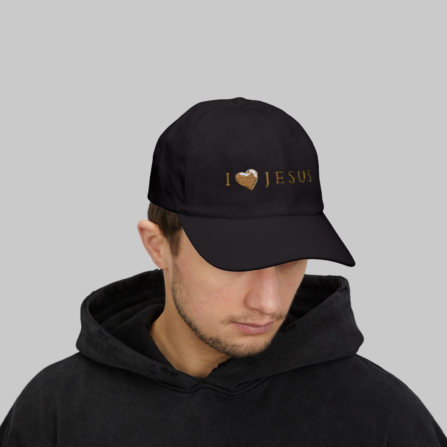 ✝️ I Love Jesus Hat – Embroidered Faith Cap